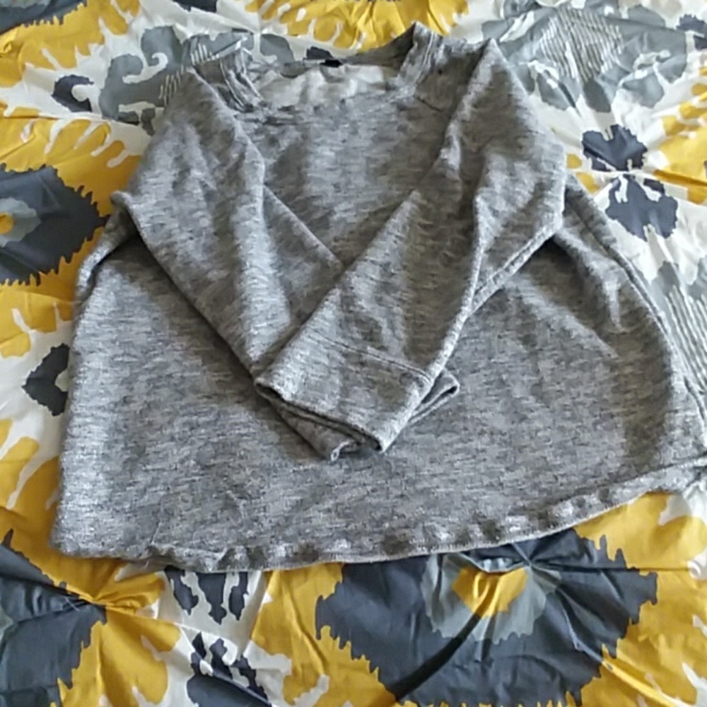 🌻J.Crew heavyweight cotton marled pullover M🌻
